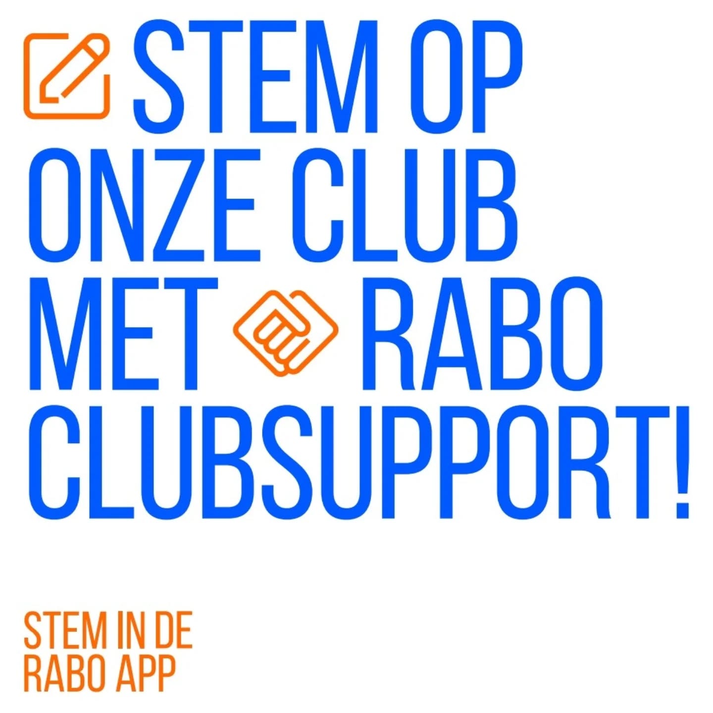 Stem op ASW bij Rabo ClubSupport!